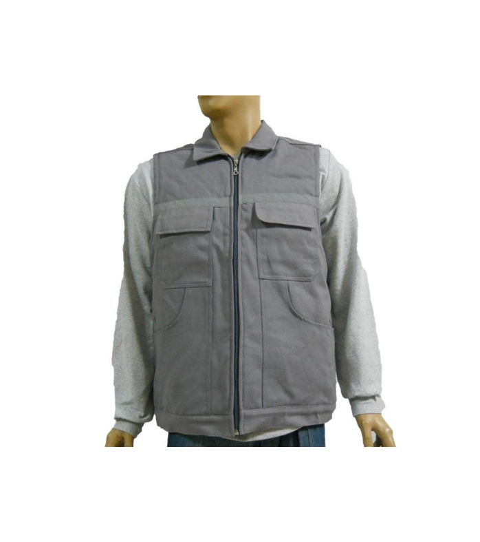 Gabardin İş Yeleği Gri