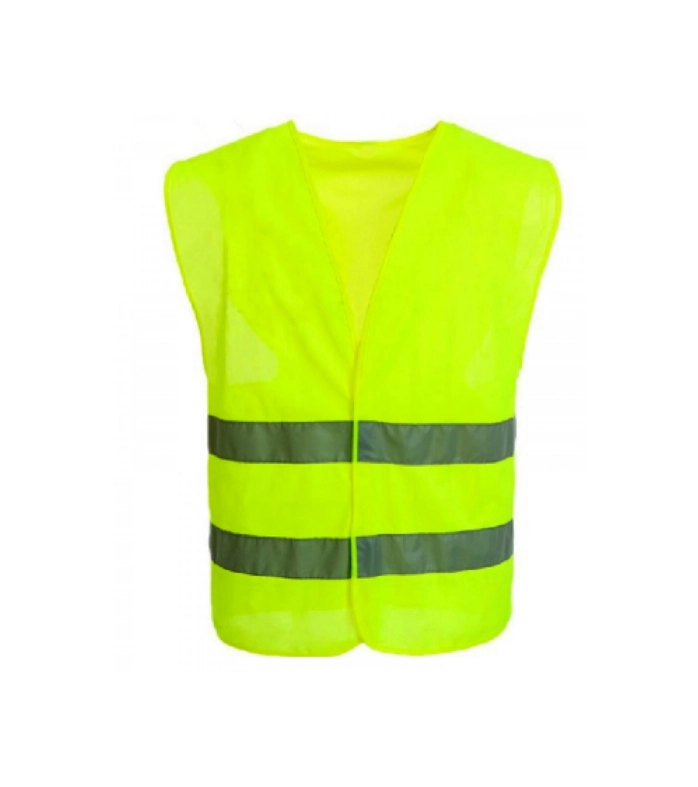 Reflektörlü ikaz yeleği fosfor Yeşili