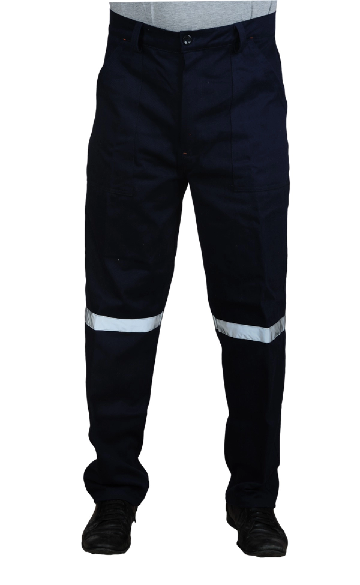 Gabardin Lacivert Reflektörlü İş Pantolonu