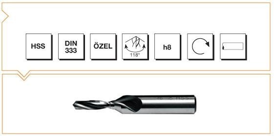 HSS MTE Normu Kademeli Matkap Ucu