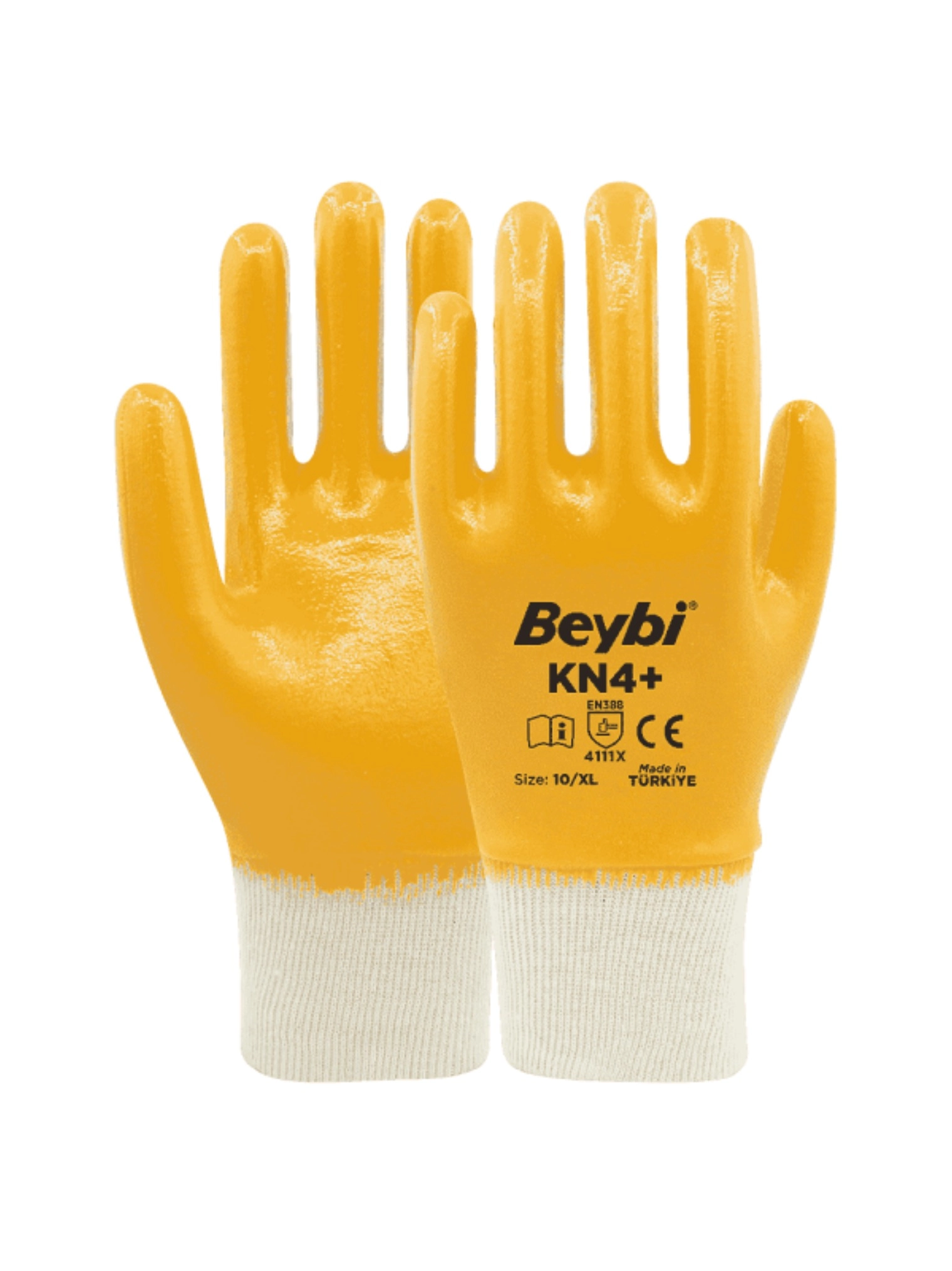 KN4+ Pamuk Nitril Eldiven