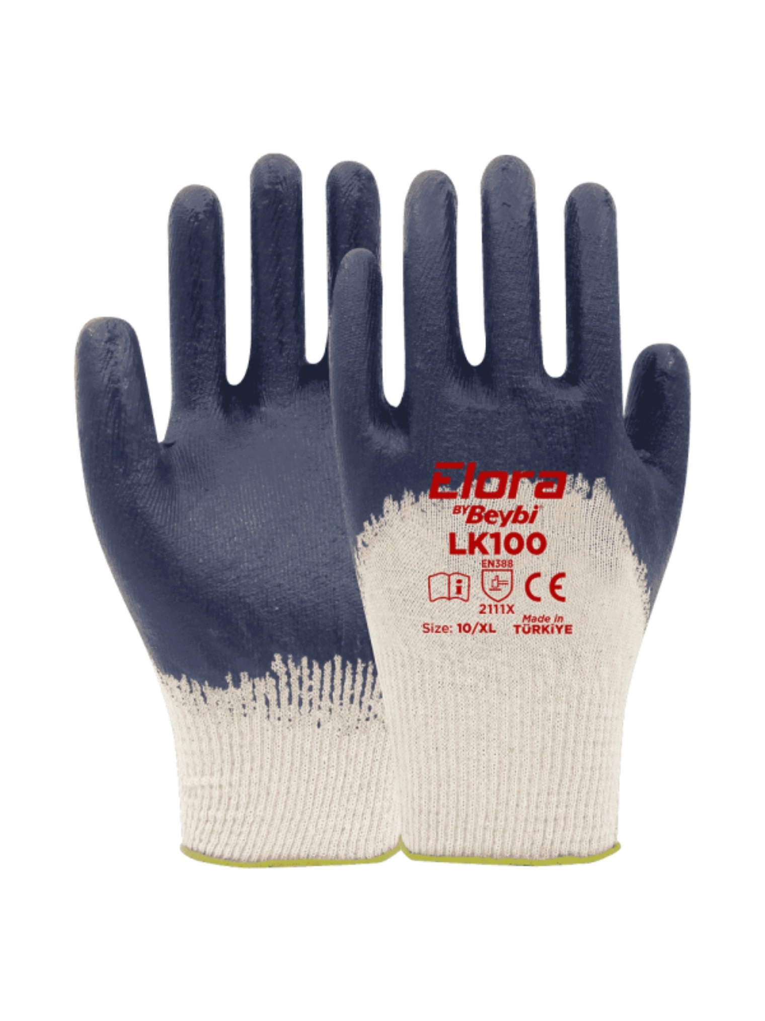 LK100 Pamuk Nitril Eldiven