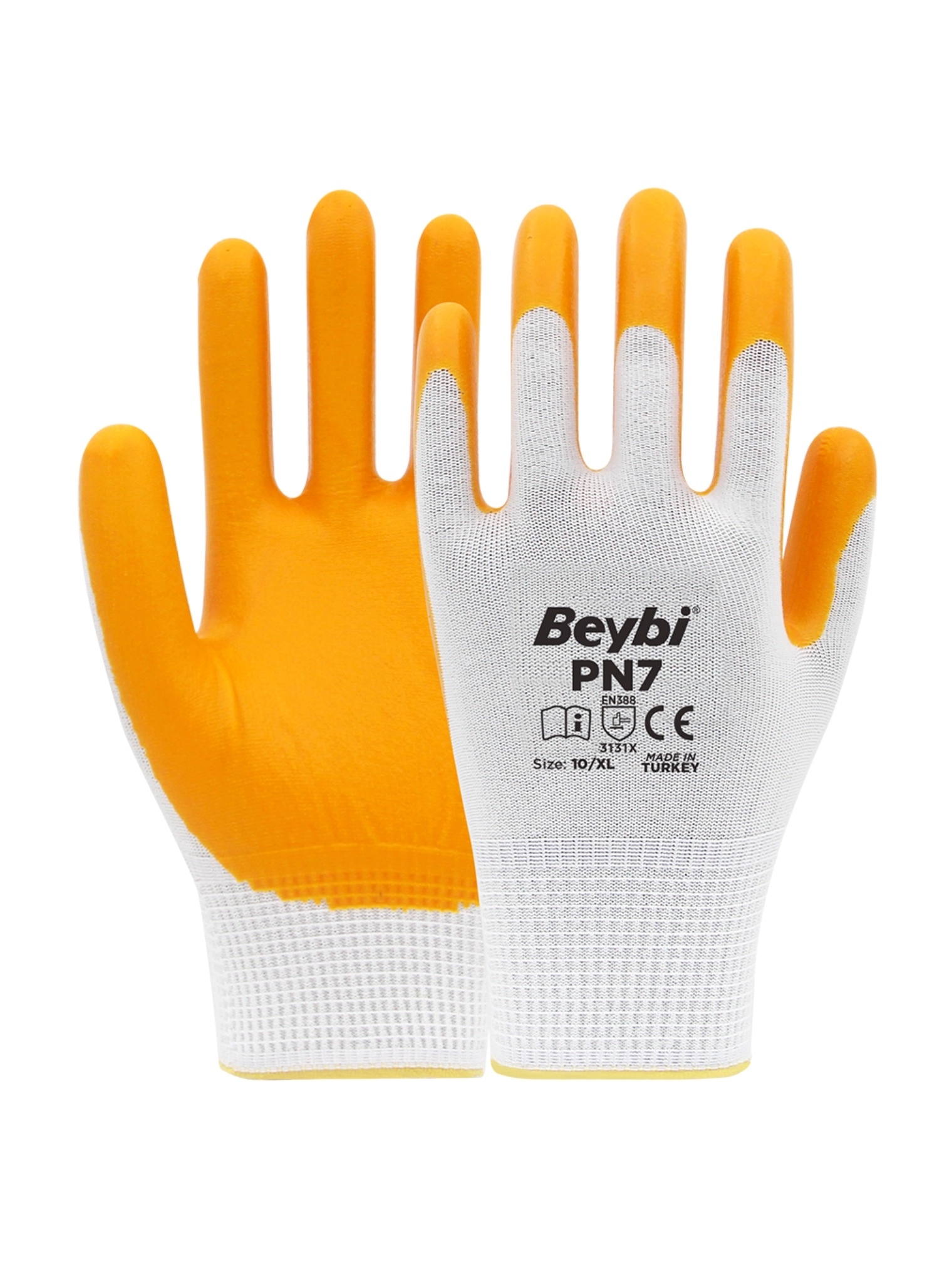 PN7 Polyester Örme Nitril Eldiven