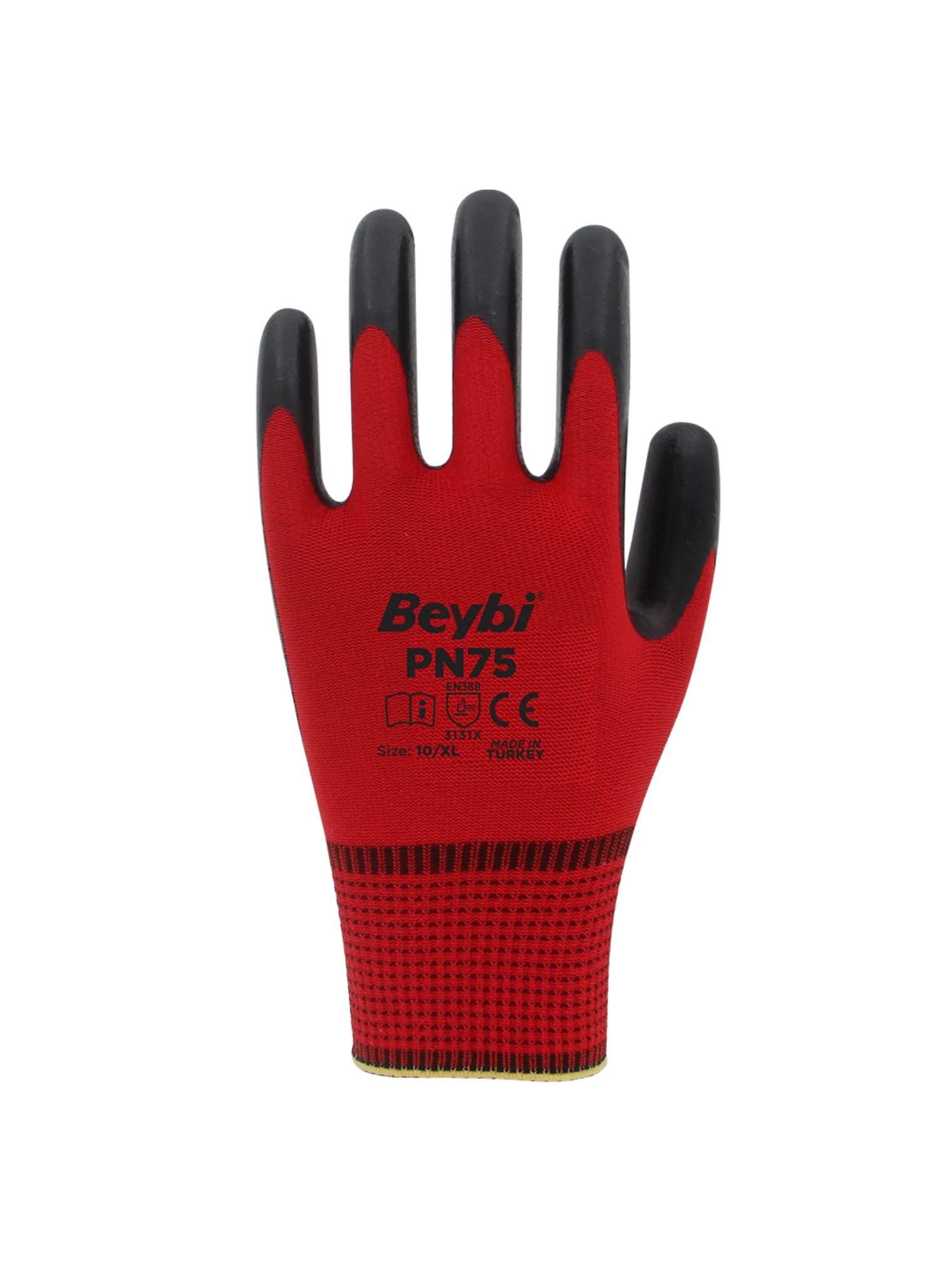 PN75 Polyester Örme Nitril Eldiven