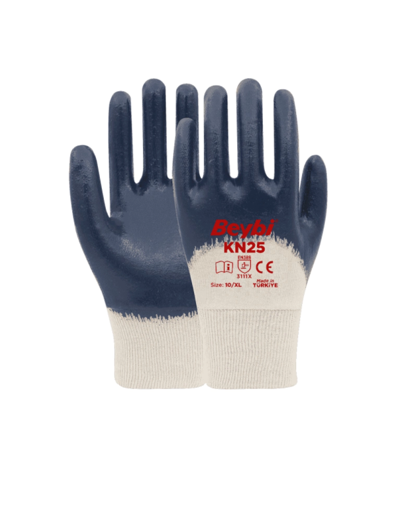 KN25 Pamuk Nitril Eldiven