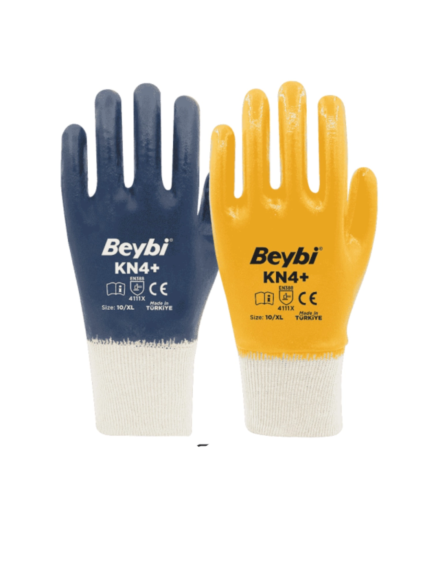 KN4+ Pamuk Nitril Eldiven