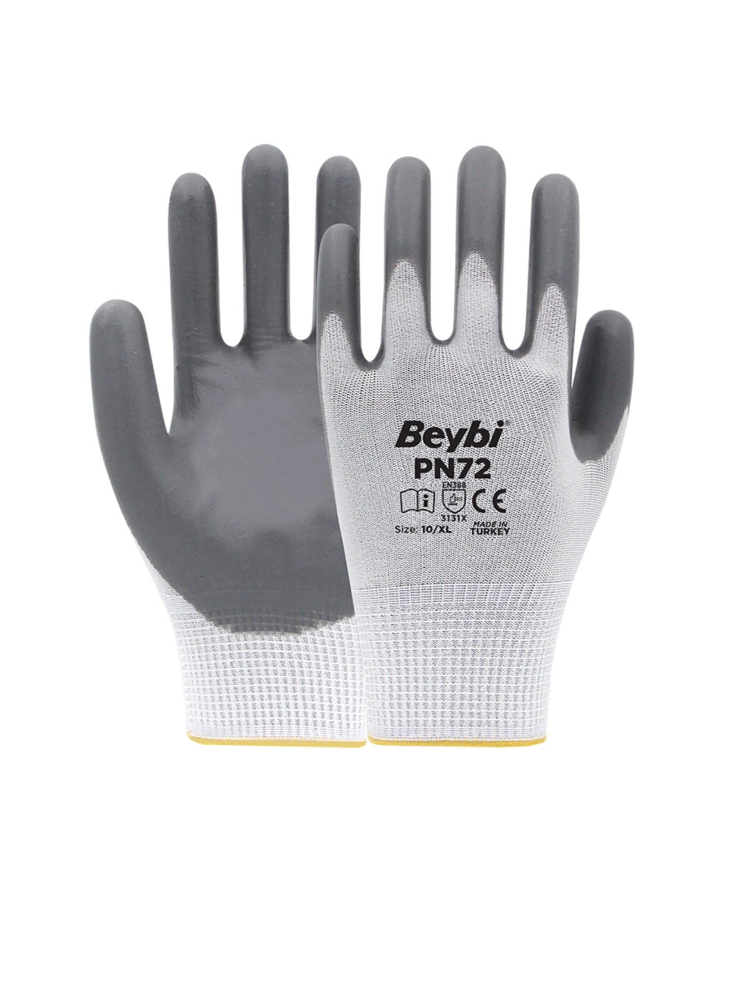 PN72 Polyester Örme Nitril Eldiven